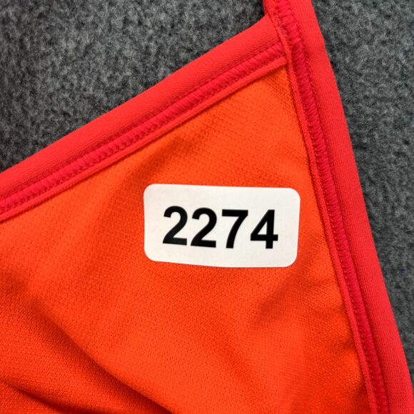 TYR Bikini Top Womens Large 10 12 Red Modena Pacific Tie back Swimwear - Picture 16 of 16